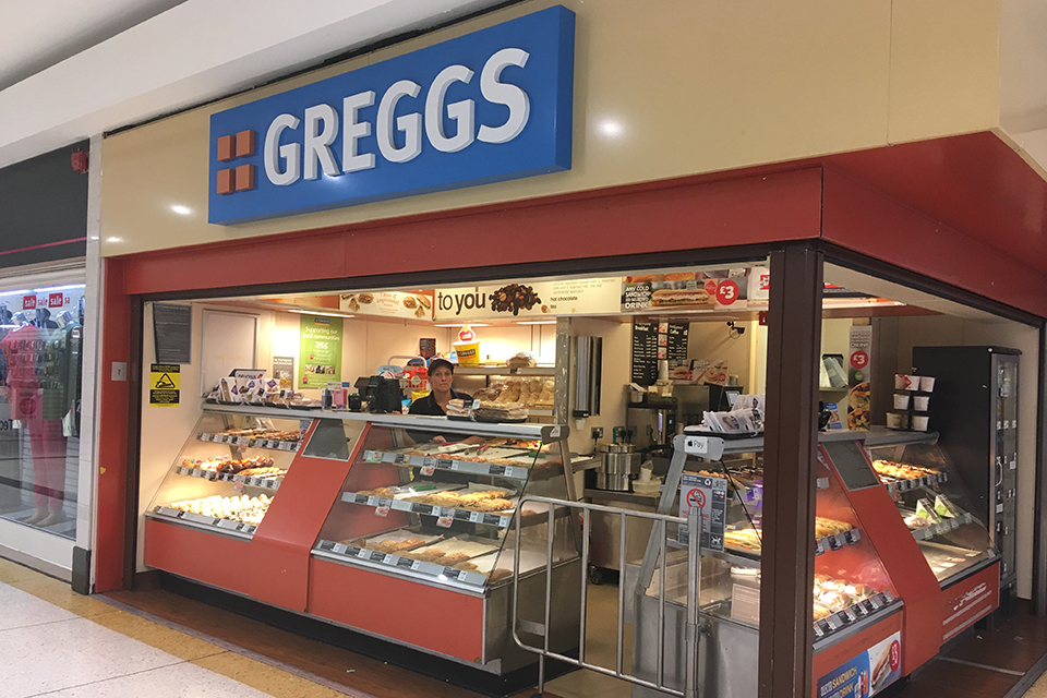 greggs store kirkgate bradford